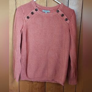 Dale of Norway Coral Button-Accent Women's Sweater